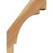 Ekena Millwork 6"W x 12"D x 16"H Merced Rough Sawn Knee Brace, Western Red Cedar BRC06X12X16MRC00RWR - alternate 3